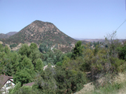 A view of the canyon from the property.