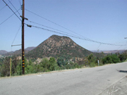 Malibu Road - looking at the N/E corner of the property.