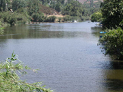 Partial view of Malibou Lake.